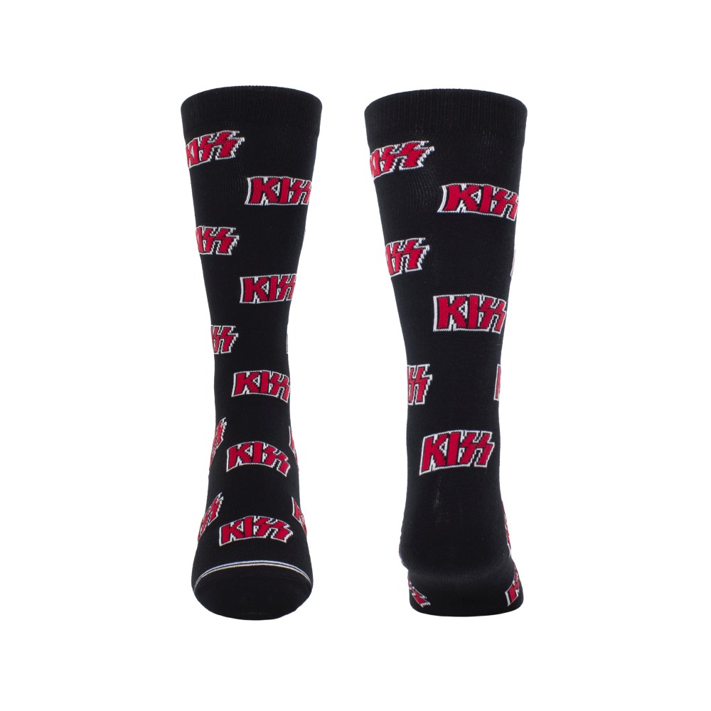 Kiss - Holiday Gift Box Crew Chaussettes - Noir